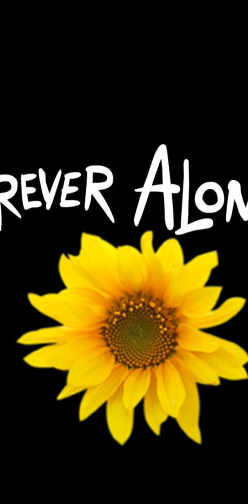Forever Alone by PerfumeVanilla - on ZEDGEâ, Lonely Sunflower HD phone wallpaper